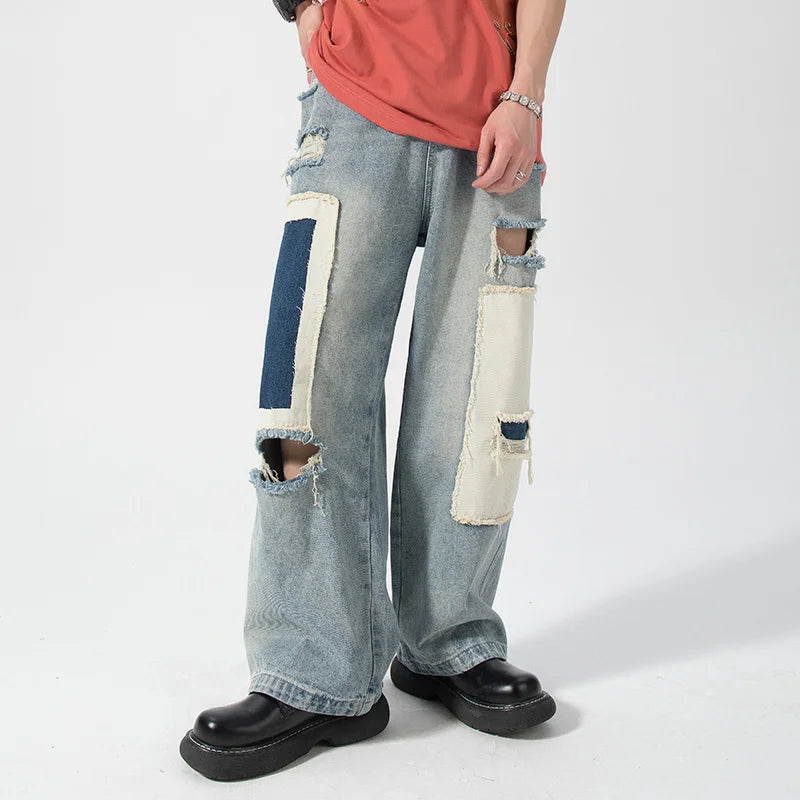 High Street Casual Beggar Jeans