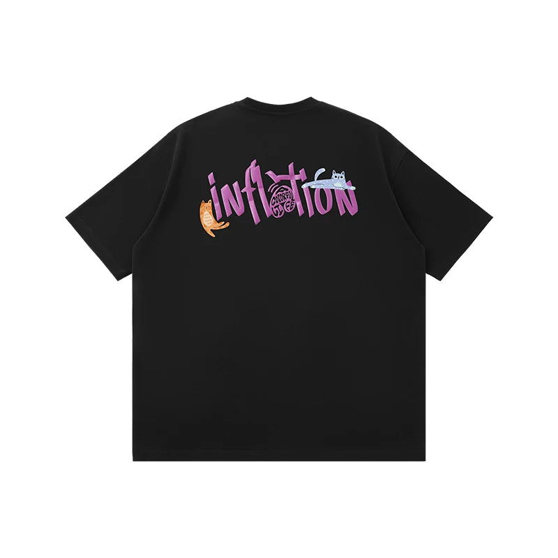 White Oversized Inflation 3D Puff T-Shirt