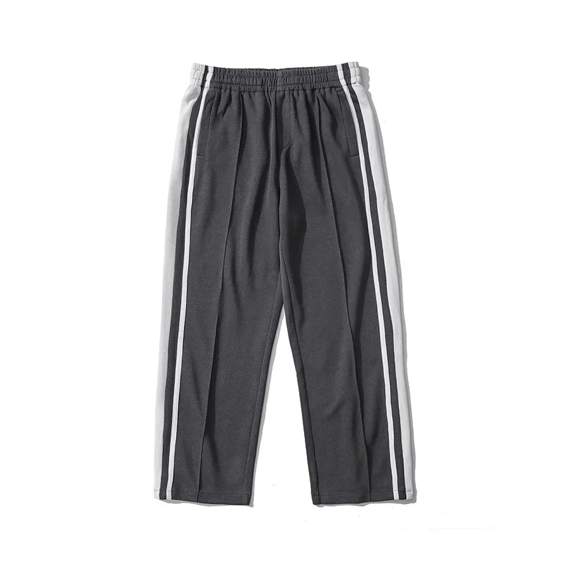 Korean Loose Stripe Basketball Joggers Pants