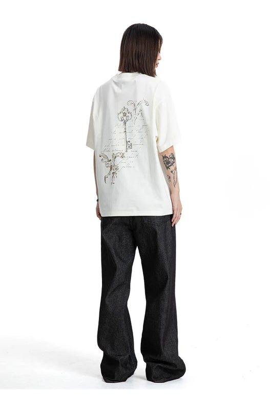 Extreme Vintage Letter Print Casual T-Shirt
