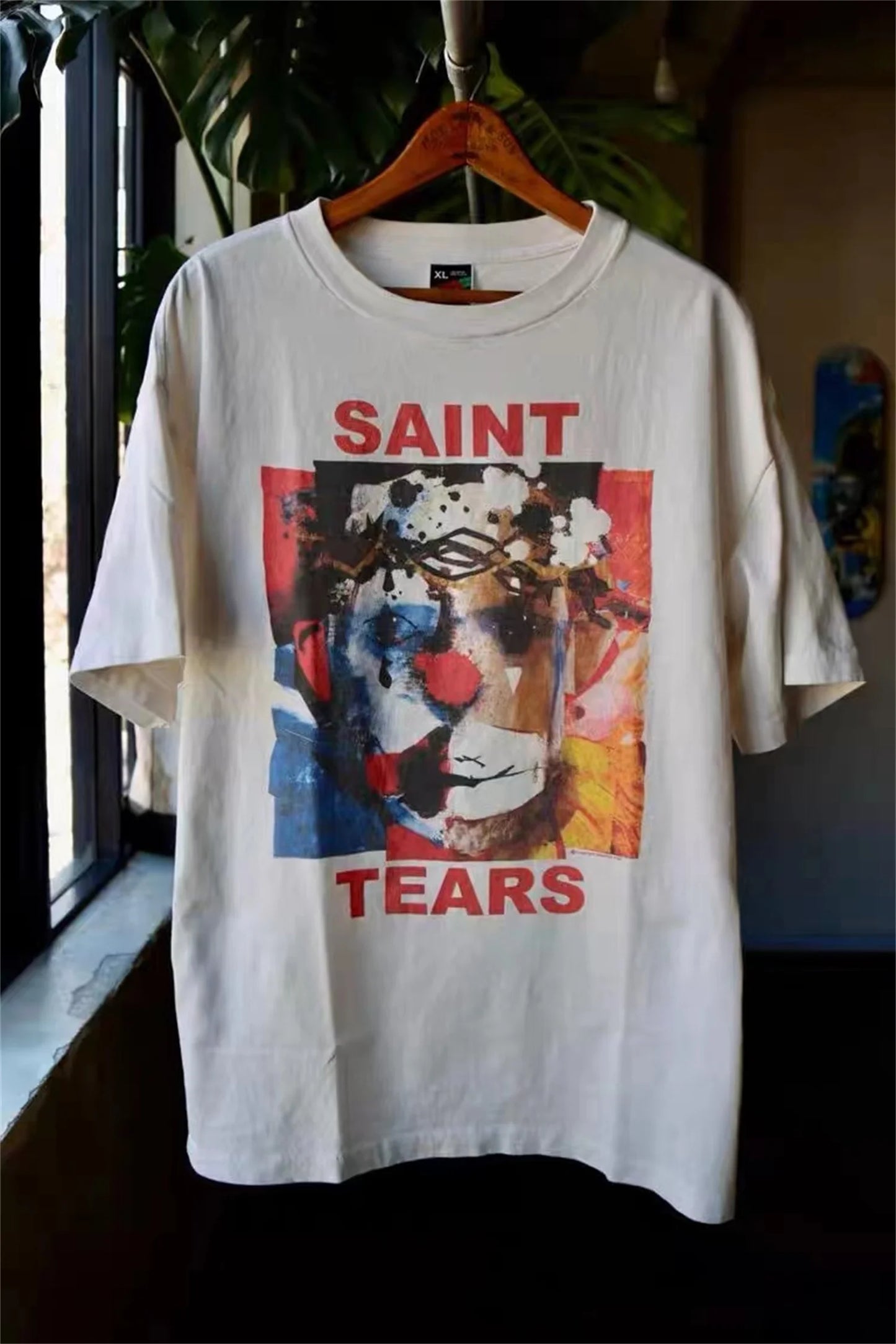 Retro Graffiti Print High Street T-Shirt