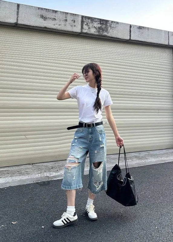 Vintage Retro Wide Leg Summer Jorts