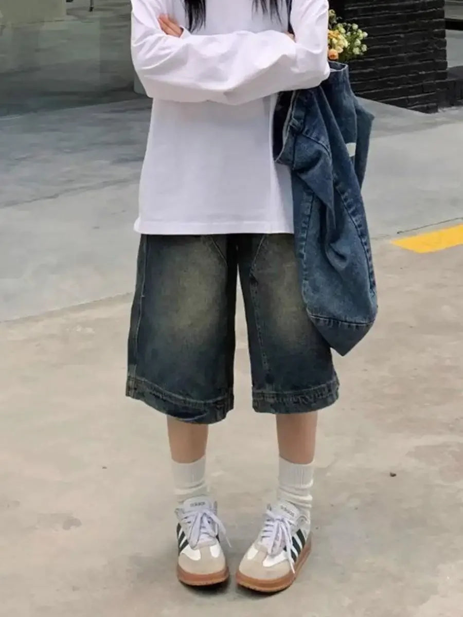 Baggy Vintage Denim Shorts