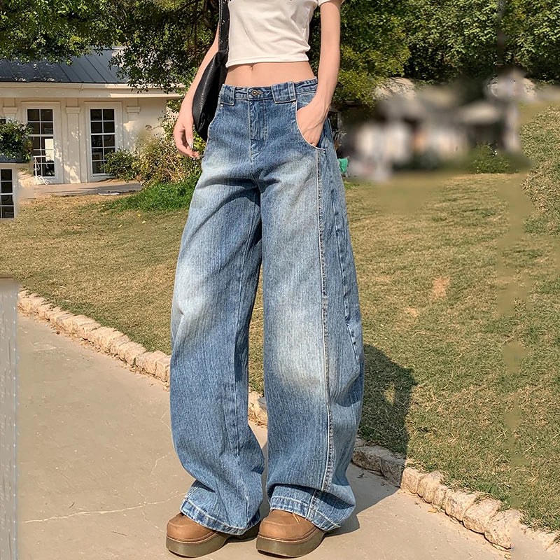Vintage Wide Leg Baggy Jeans