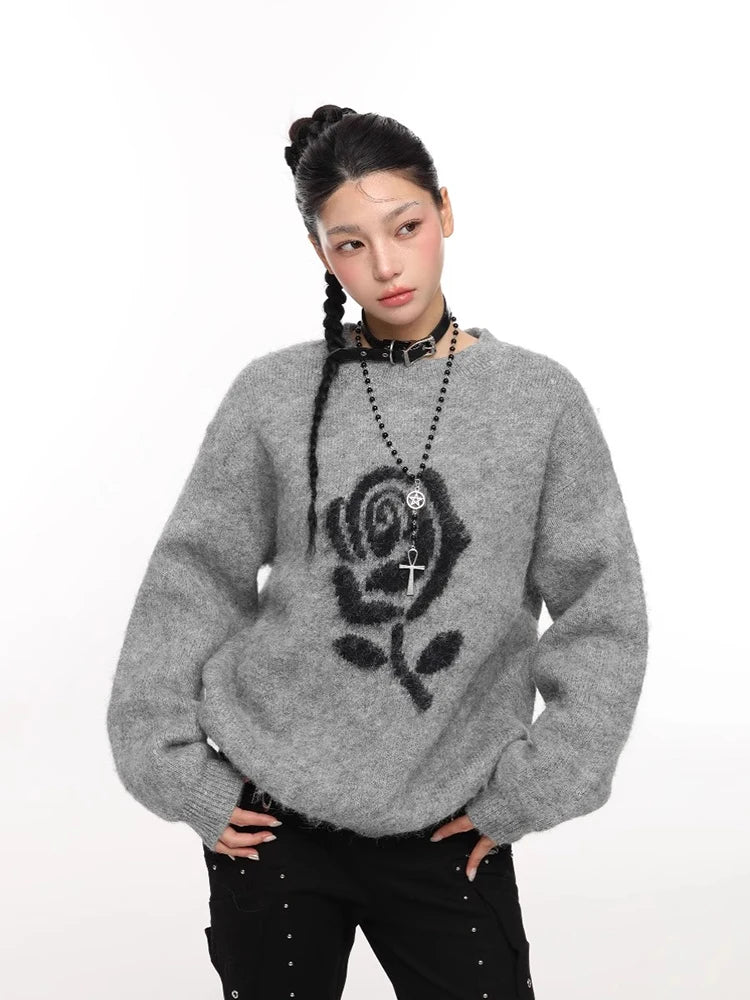 Cozy Knit Sweater Womens Autumn Pullover