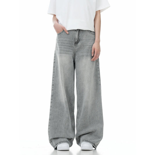 Loose Fit Denim Wide Leg Jeans