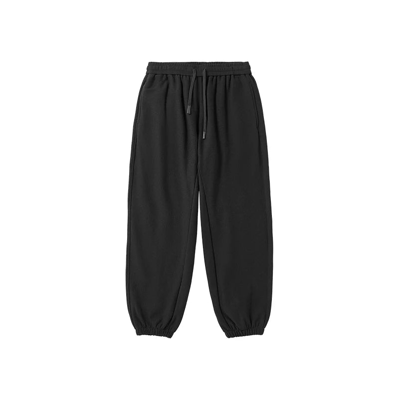 Solid Classic Fleece Joggers Winter Pants