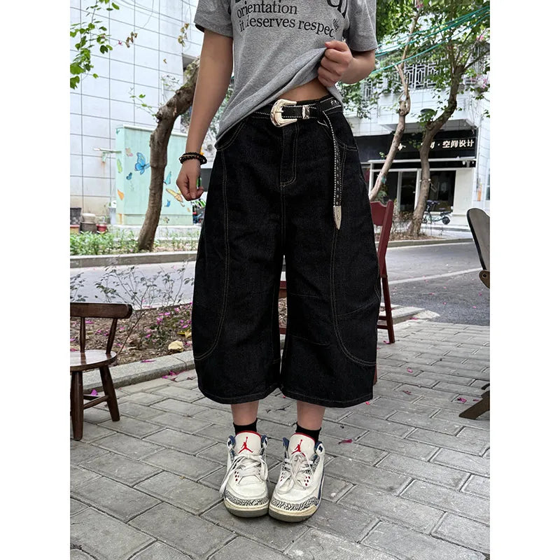Vintage Oversized Y2K Style Denim Jeans