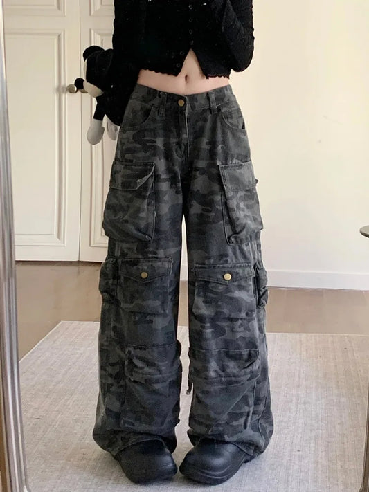Trashy Y2K Camo Cargo Pants