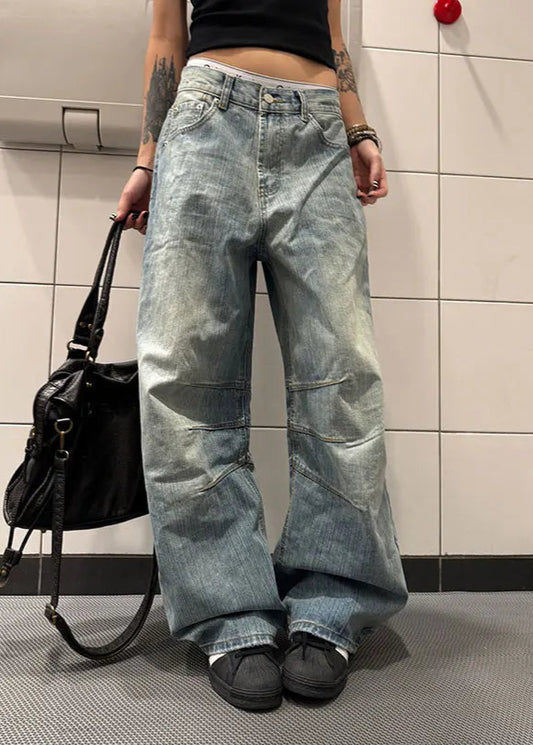 Blue Vintage Y2K Oversize Boyfriend Jeans