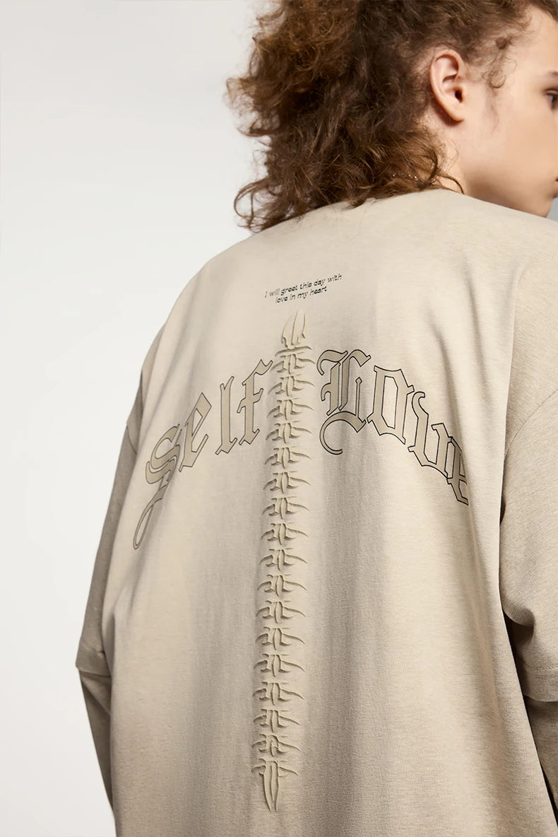 Inflation 3D Puff Printed Layered T-Shirt