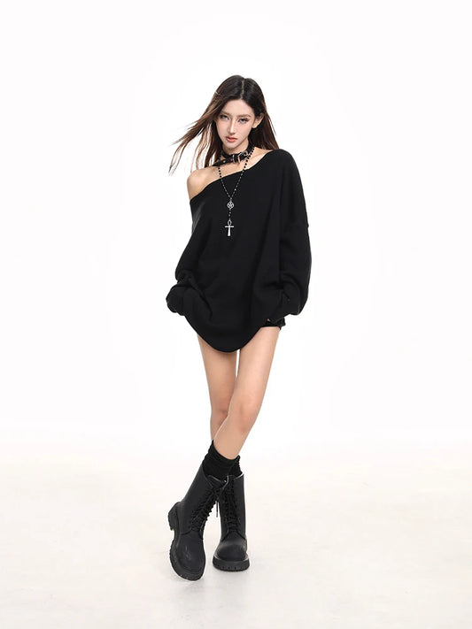 Spice Girl Off Shoulder Sweater