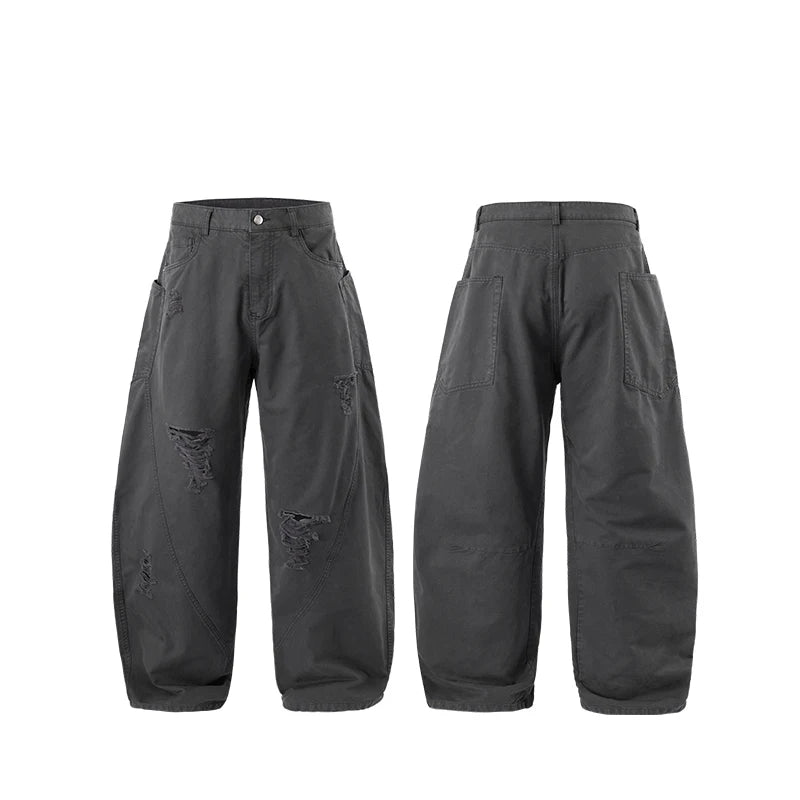 Vintage Distressed Cargo Pants