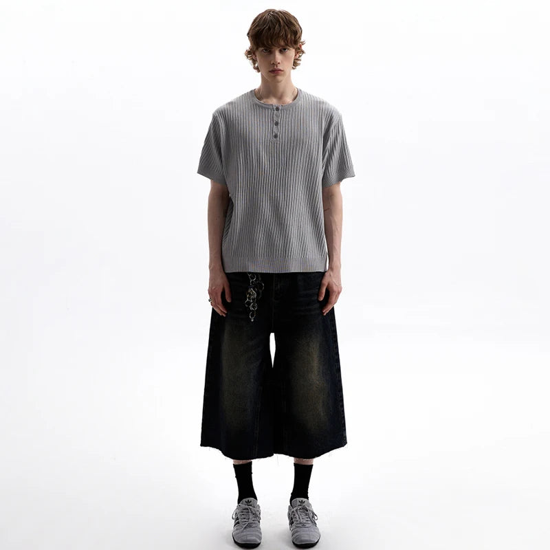 Elegant Solid Color Short Sleeve T-Shirt