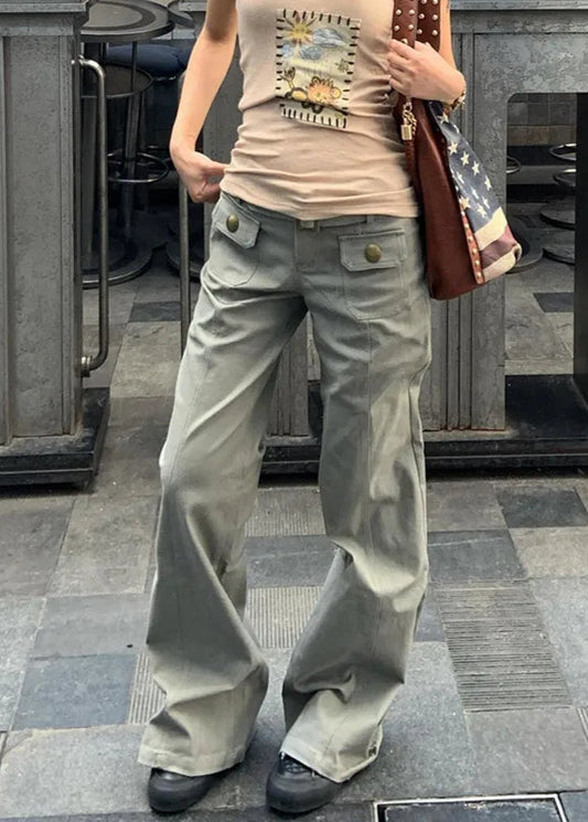 American Retro Loose Fit Wide Jeans