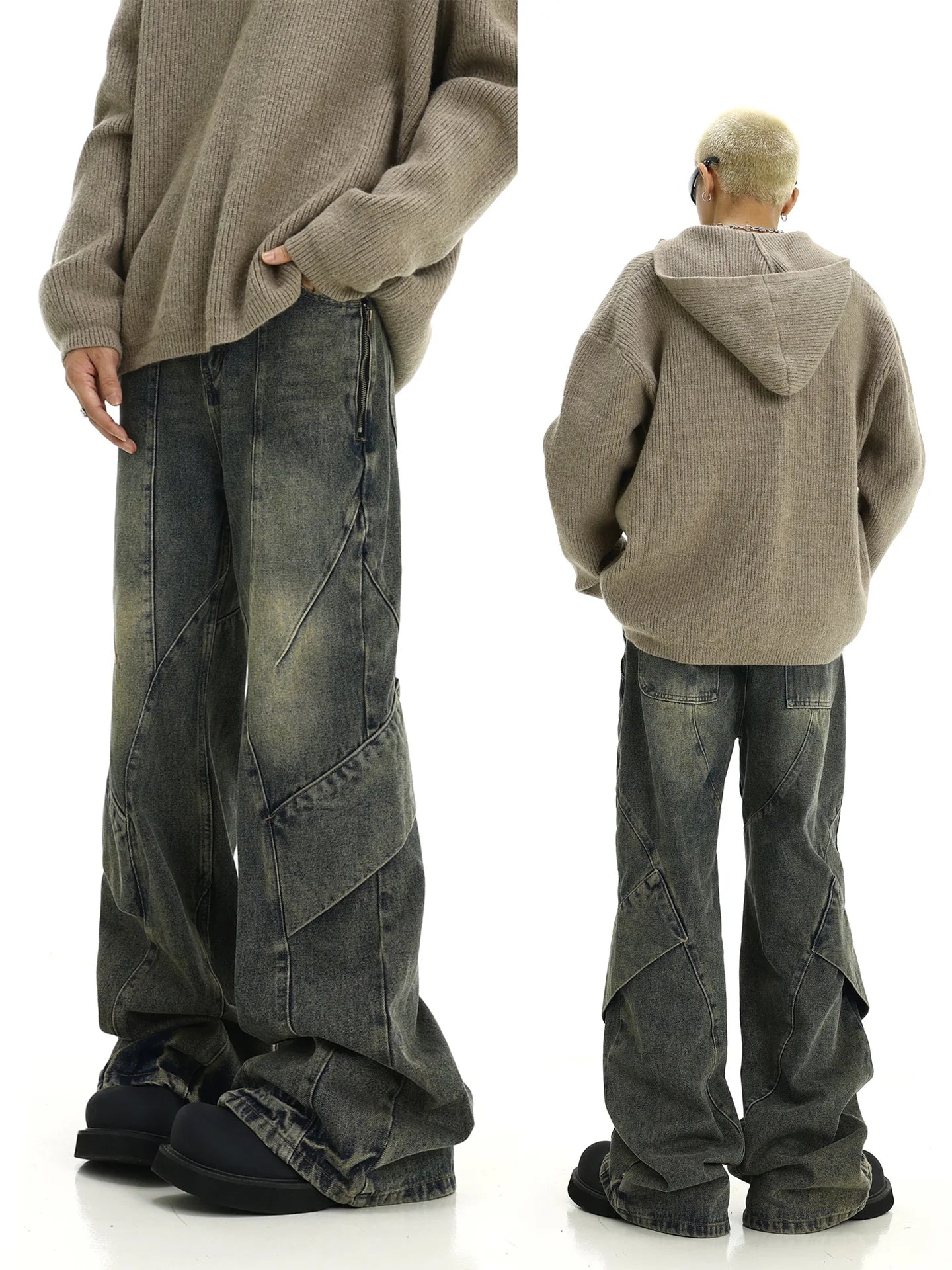 High Quality Trendy Wide Leg Jeans
