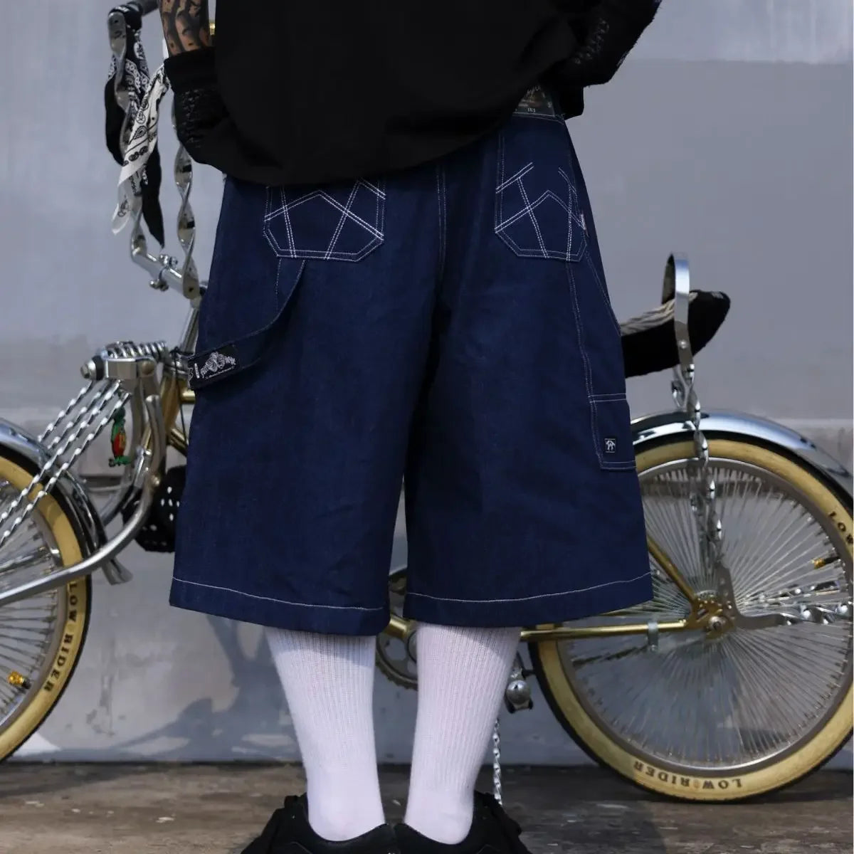 Baggy Wide Leg Denim Summer Shorts