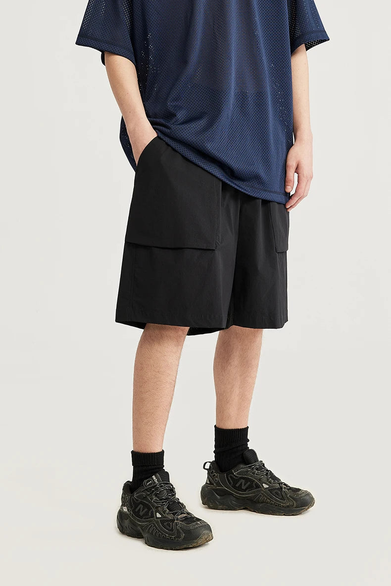 Breathable Lightweight Elastic Cargo Shorts