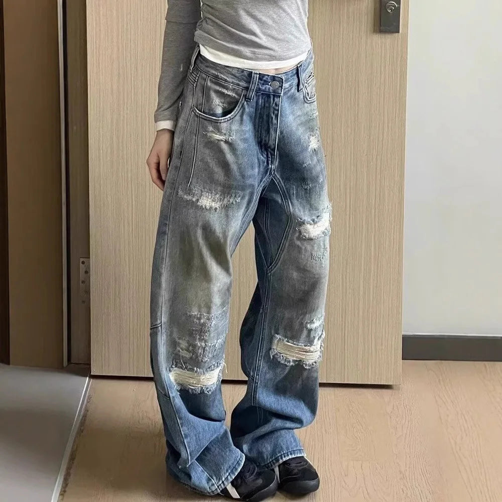 Retro Trend Baggy Jeans