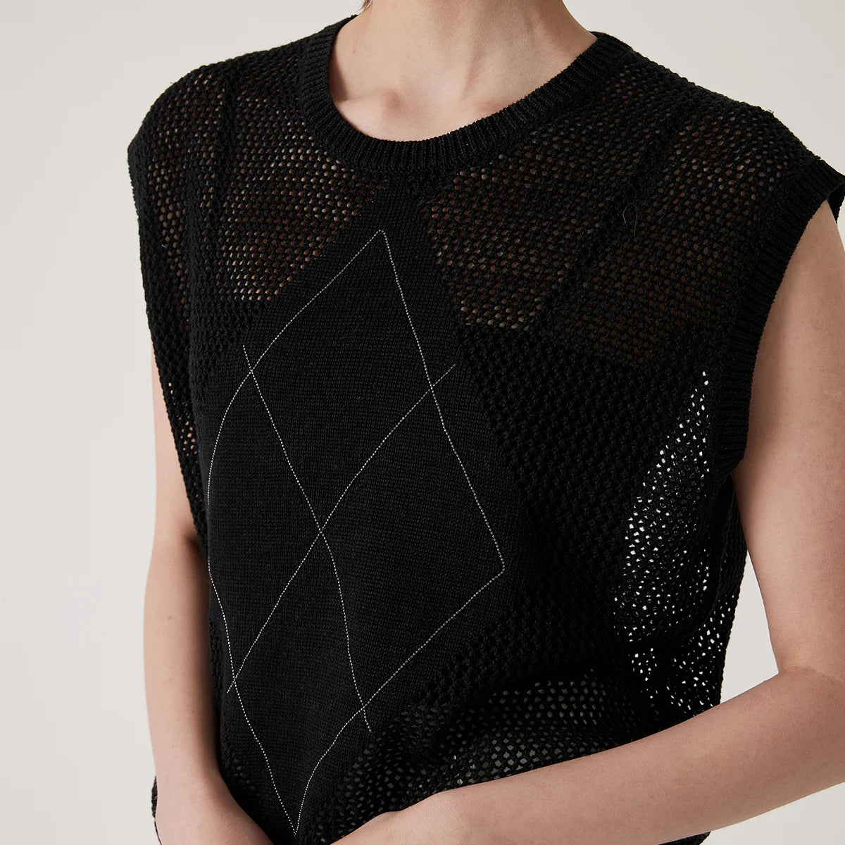 Luxury Linen Knitted Vest