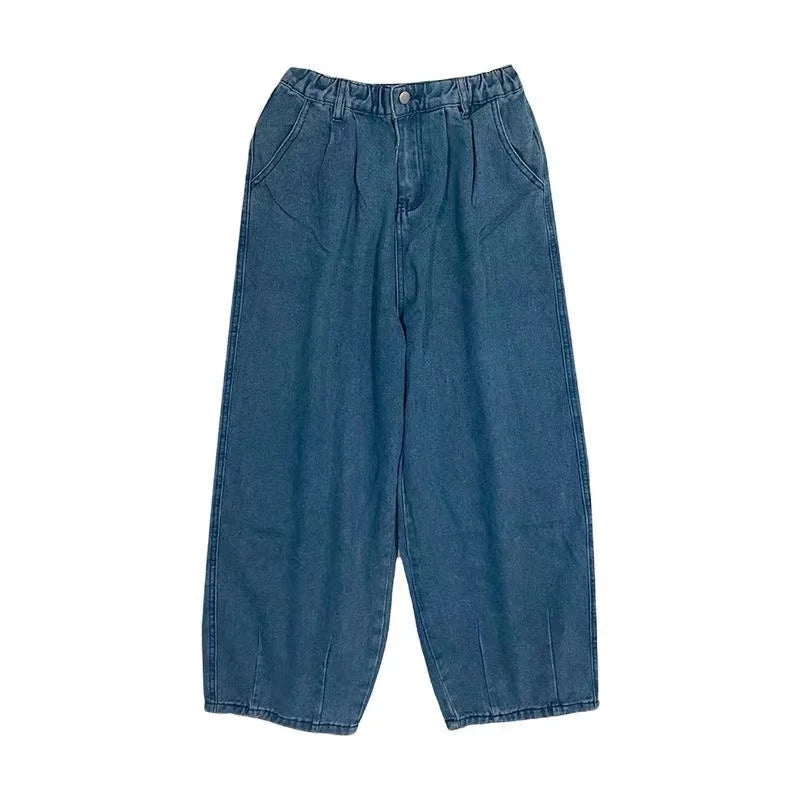 Black Wide Leg Baggy Denim Jeans