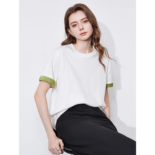 Silk Chinese Style Short Sleeve T-Shirt