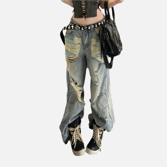 Vintage High Waist Blue Jeans