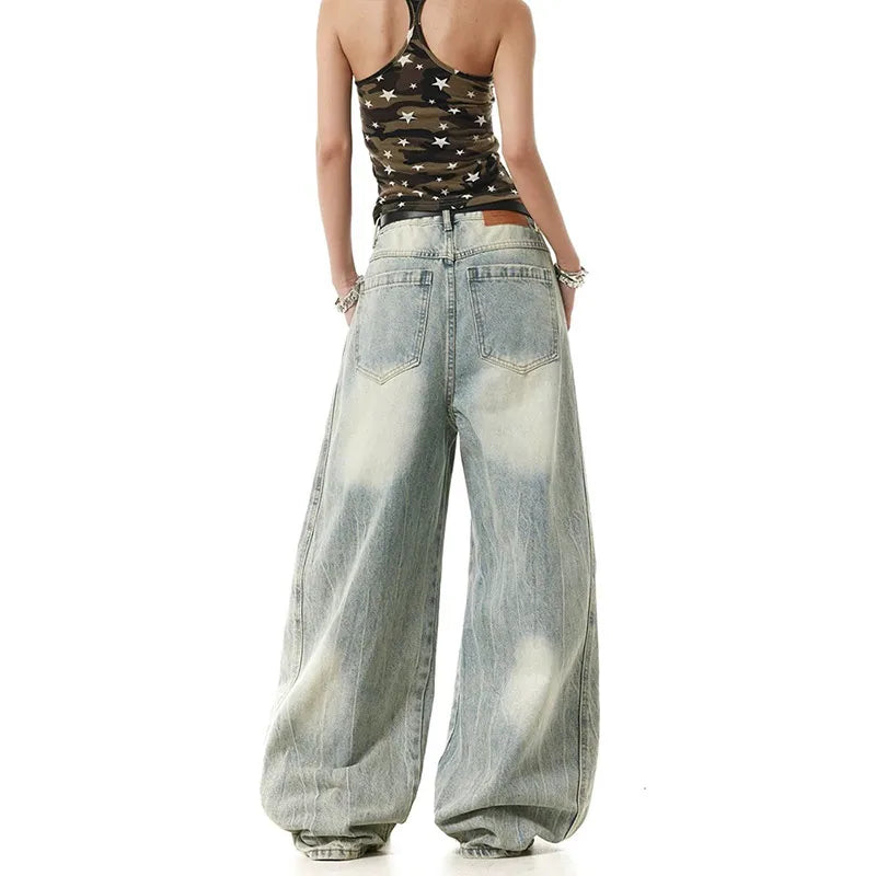 Blue Gradient Vintage High Waisted Jeans