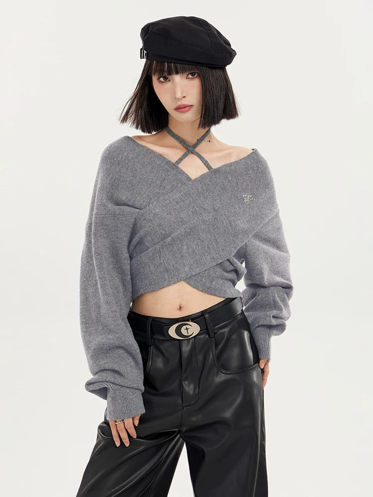 Vintage Halter Knitwear Sweater