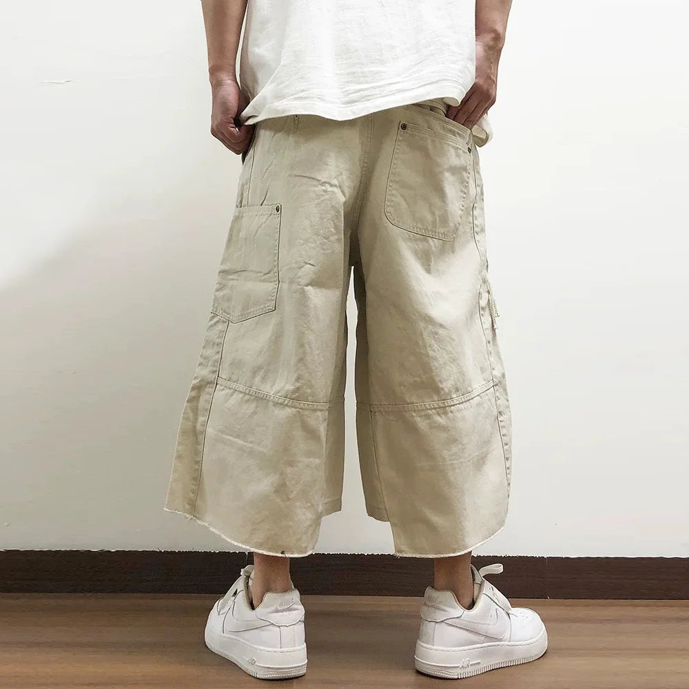Vintage Loose Fit Cargo Jorts