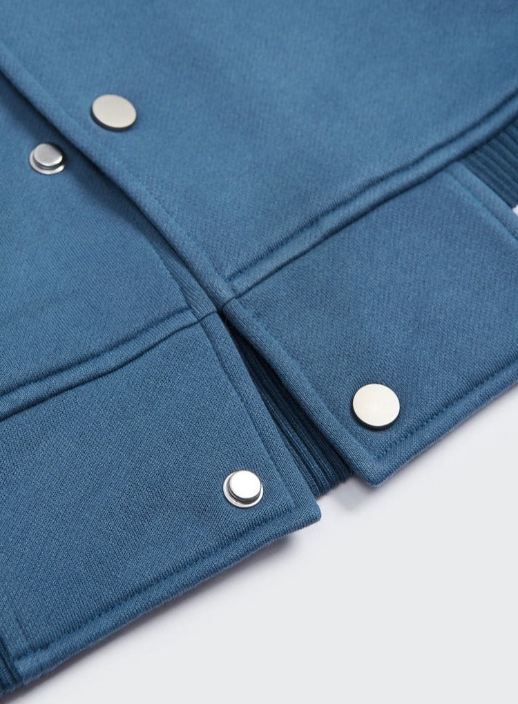  Bomber Varsity Jacket buttons